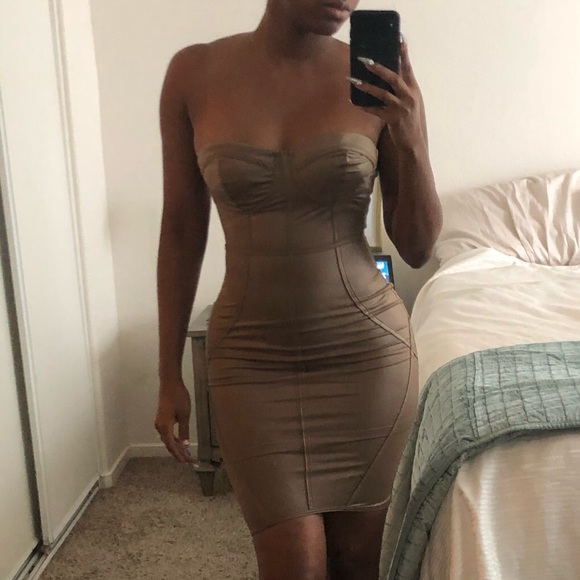 Leatherette Bodycon - Picture 2 of 3